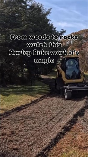 From Weeds to Rocks Watch the Harley Rake Work Magic!