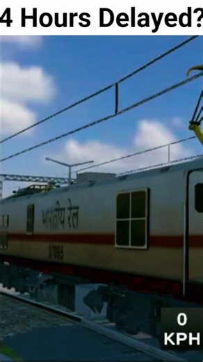 Train Delayed for 4 Hours?!#shorts #trainsimulator #train #trainsim #mobilegaming