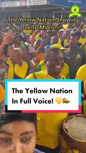 Mamelodi Sundowns Fans Singing in Full Voice!