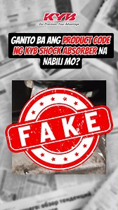 12K views · 64 reactions | Code mismatch = instant red flag.  Parang ex na hindi tumutugma peke pala. Check the code muna bago i-install. Kung hindi tugma ang code sa kulay/variant, malaking posibilidad na peke. Hanapin ang engraved code o sticker, i-compare sa official KYB catalogue at mag-verify sa authorized dealer o KYB PH FB page. Huwag gamitin kung duda ka safety muna. ️ #KYB #OurPrecisionYourAdvantage | KYB Motorcycle Philippines | Facebook