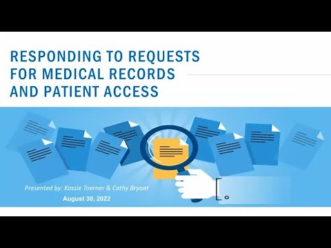 Responding to requests for medical records and patient access