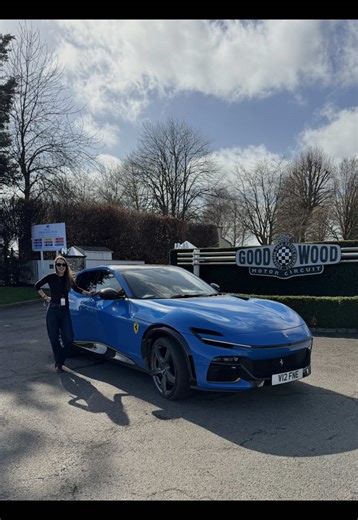 Driving a Ferrari V12 Press Car