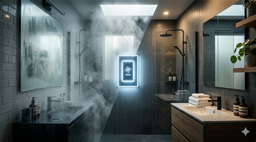 The hidden bathroom fan switch trick that cuts moisture buildup by nearly half, most people use it wrong