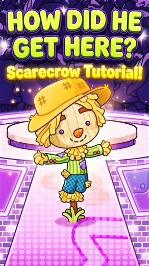 How did he get here?😱 Scarecrow Tutorial! ✨ Avatar World #shortvideo #avatarworld #tocaboca #pazu