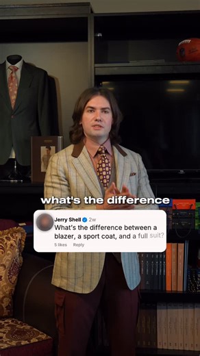 The Clothing Center on Instagram: "Blazer, sport coat, and suit… what’s the difference? Here’s a quick guide: Blazer = Solid color.c often with metallic buttons Sport Coat = Patterned or textured, bolder and more casual Suit = Matching top & bottom, made to be worn together Knowing the difference can help dress right for every occasion! #theclothingcenter #customsuits #mensstyle #suits #mensfashion #newjersey #sportcoat #blazer"