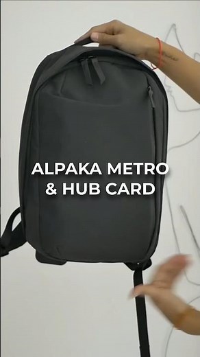 PERFECT DUO: Alpaka METRO backpack + HUB, minimalist, professional, simple