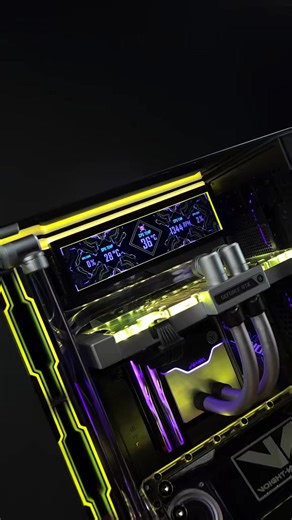 5.3K views · 43 reactions | Meet the game-changer in stat screens. The new Lian Li 8.8” Universal Screen brings ✨ Premium metal housing with a built-in RGB frame  Innovative mounting system for a cleaner, more | Adete Tan | Facebook