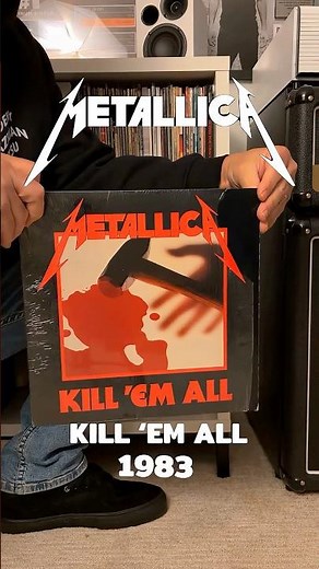 Metallica-Kill ‘Em All on vinyl. 1983 First Pressing Megaforce Records #vinyl #80s #metallica