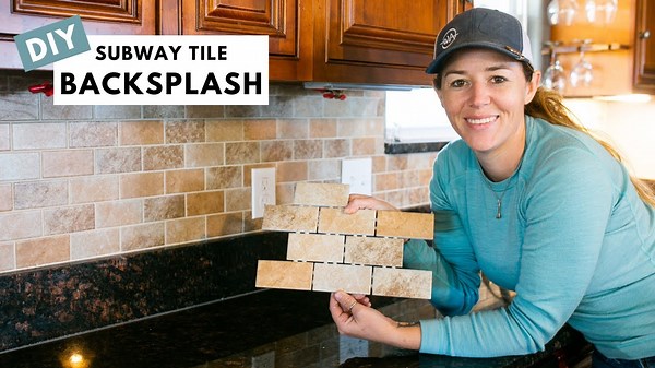 How to Add Subway Tile Backsplash Over Drywall | Transform Your Kitchen for $100!