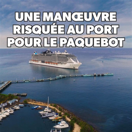🛳️ Si le commandant de bord commet une erreur de 1mm sur sa manœuvre, cela peut virer au drame alors tout est calculé afin que le paquebot se positionne parfaitement au port ! 📺 Croisière de rêve : dans les coulisses d’un paquebot XXL sur RMC Story et en streaming sur RMC BFM PLAY ! ➡️ https://bit.ly/4aY0cHx | RMC WOW