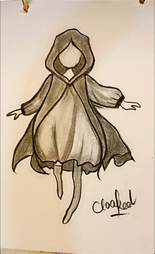 How to draw cloaked 😶