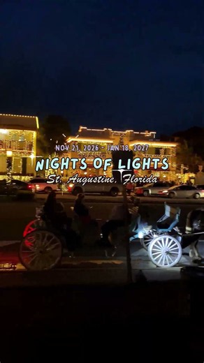 Nights of Lights in St. Augustine, Florida