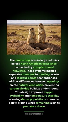The hidden airflow in prairie dog towns. Prairie dog burrows use different entrance h...