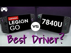 Legion Go driver performance comparison.