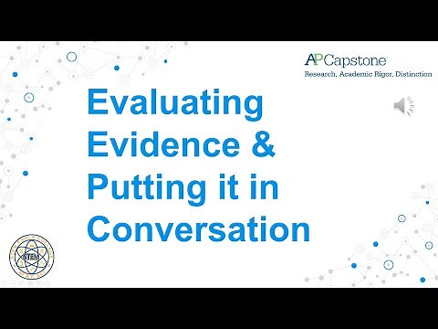 Evaluating Sources & Evidence
