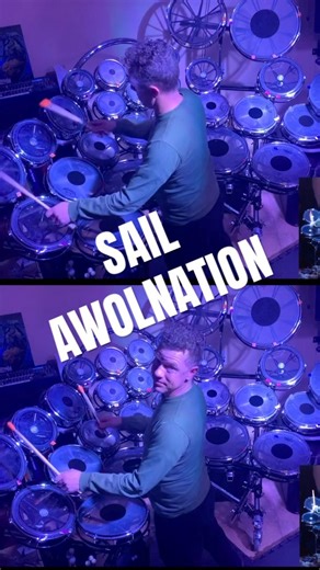SAIL - AWOLNATION - drum duet