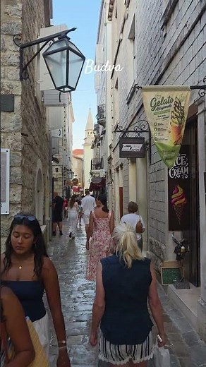Walking Through Budva's Medieval Streets 🇲🇪
