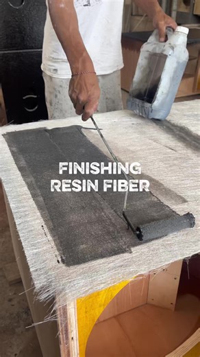 Finishing a Resin Fiber Box Speaker