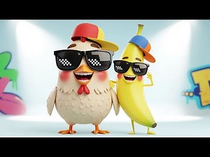 Super Fun Chicken Banana Dance! Kids Will Love It!