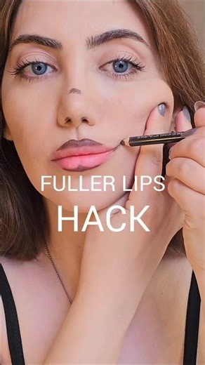 Lip Contour Hack for Fuller Looking Lips 👄✨️