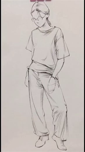 Dynamic sketching ~ ✍️ #drawing #gesture #practice #style #foryoupage #shorts #artist