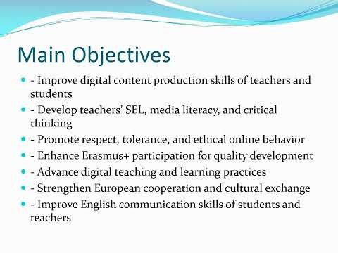 1 Project Objectives