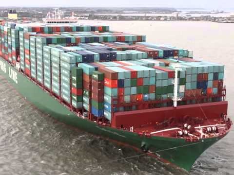 CSCL Globe - China Shipping - The largest Container vessel