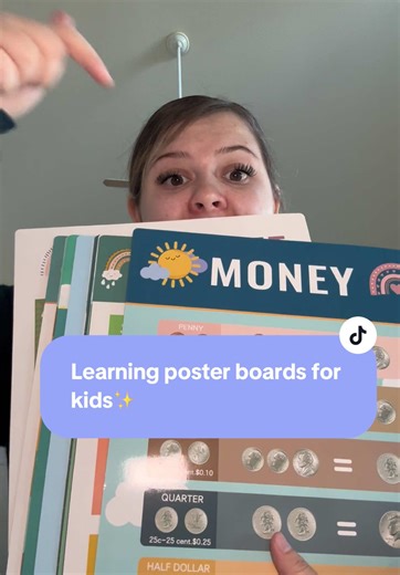 Comprehensive Learning Poster Boards for Kids