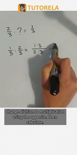 Solving Fraction Equation: Find X in 2/3x = 1/3 #Math #OperationsWithFractions