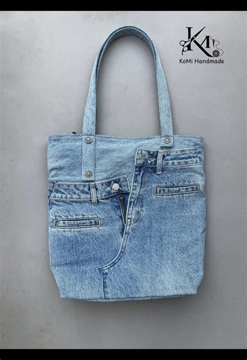 Tote mềm 30x40x10cm #xuhuong #komihandmadejeanbags #fyp #tuitote #totebag