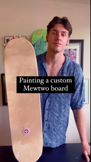 mr.anderson.x on Instagram: "Doing some experimenting on this one. Haven’t done a dedicated Pokémon line in awhile, and I wanted to try out my new paints! Potentially the beginning of a super smash bros series idk #pokemon #painting #art #skateboard"