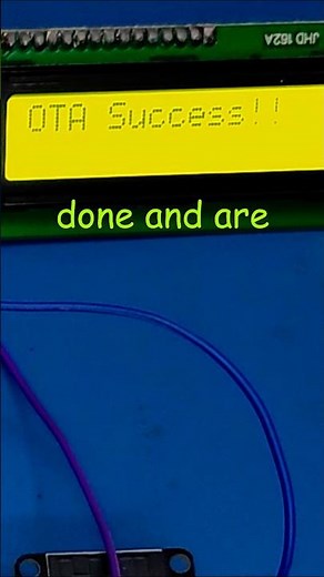 ESP32 BLE OTA Success! 🔄 Live Status on LCD + DS18B20