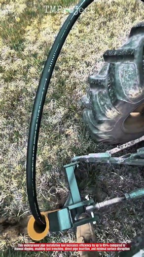 Innovation Underground Water Line Installation Tool: Fast Trenching Flow System