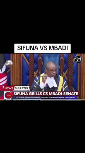 WEZI WAKUBWA! Edwin Sifuna breathes fire as he grills CS John Mbadi in the Senate, questioning why Ruto and Kindiki are politicizing World Bank funds for Kenyans under the “Nyota” program.