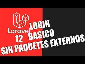 Basic login in Laravel 12 without external packages