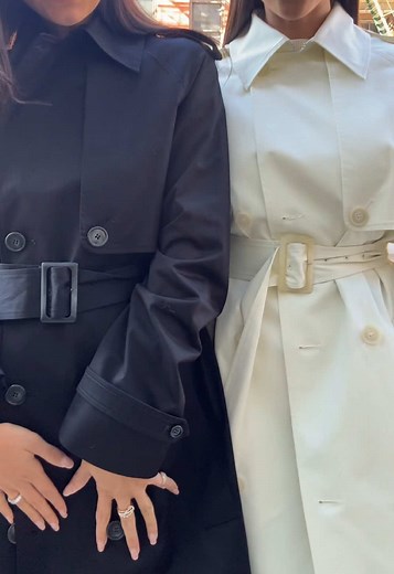 G. Label's Diane Trench - Stacked in a Trench Coat