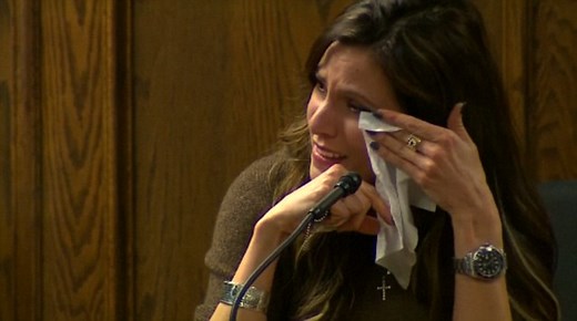 Taya Kyle weeps as she describes last time she saw husband