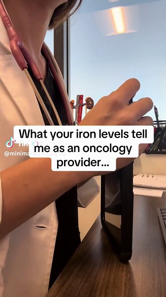 After more than 10 years in oncology, I don’t look at iron labs in isolation — I look at patterns. Because your iron levels can be one of the earliest signals that something deeper is going on. Here’s how I think about them: Hgb (hemoglobin) This tells me how well your blood is carrying oxygen. Low Hgb = anemia — but the cause matters more than the number. Chronic, unexplained anemia is never something I ignore. Ferritin This is your iron storage — and one of the most important markers I look at