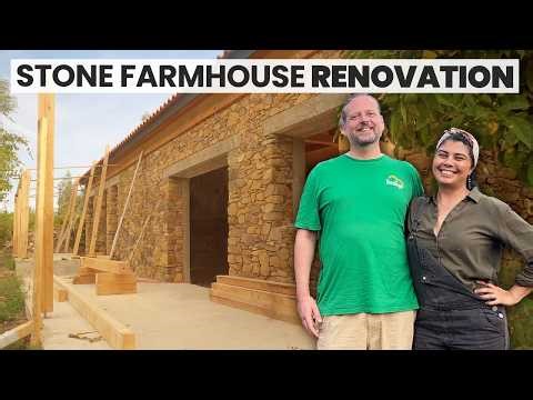 Our house just got BIGGER! Building a Stone House FROM SCRATCH!
