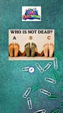 🧠Who is Not DEAD? #quiz #riddles