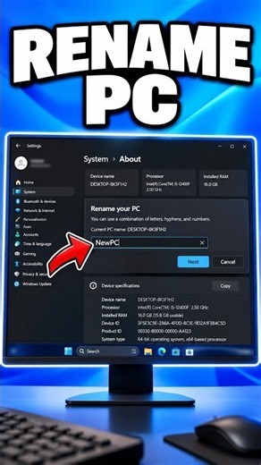 How to Rename Your Windows 11 PC or Laptop | Easy Tutorial