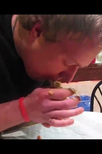 Furious Pete Destroying a Huge Burrito in Under a Minute