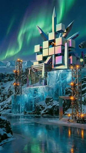 Building Superman's SECRET Ice Mansion in 60s ❄️🏗️ | Satisfying Hyperlapse