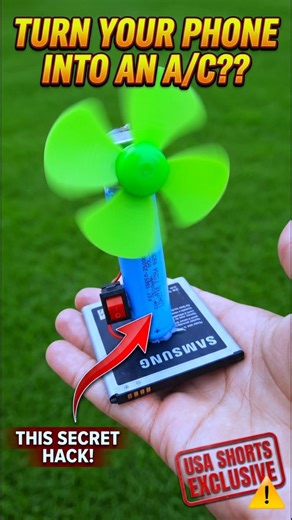 DIY Infinite Cooling Fan! 😱 How to make DIY fan 🏡 at Home #shorts #diyprojects #engineering