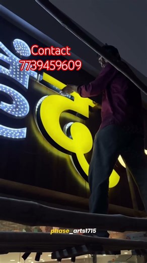 3d acrylic letter making how to make acp led sign board all type #ledlights #logo #maazranchi