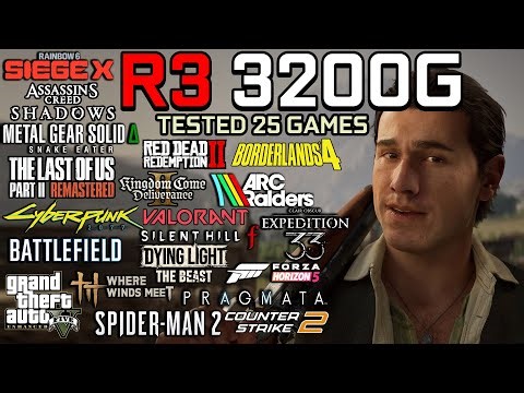 Ryzen 3 3200G in 2026 : Test in 25 Games - Gaming Test in 2026