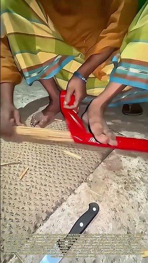 Spinning a Broom Handle: How Foot-Powered Twisting Secures Tape for Rural Tool Repair