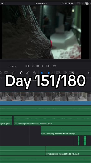 Sound design 😱 ##davinciresolve##fyp##foryoupage##foryou##edit | Davinci Resolve