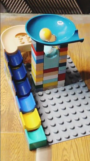 Epic DIY Marble Run with Building Blocks 🟡