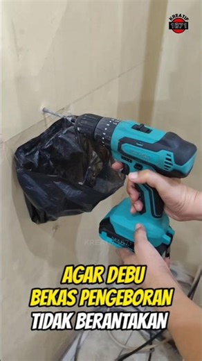 Tips, agar debu bekas pengeboran dinding tidak berantakan
